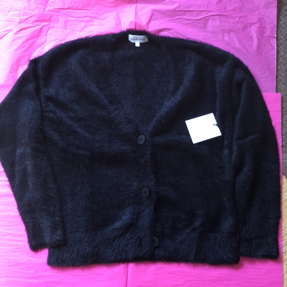 Bella Dahl fuzzy soft cardigan